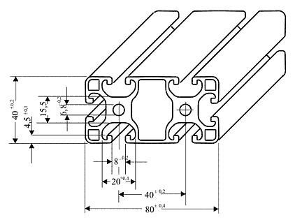 Bohr-Center - Aluprofil